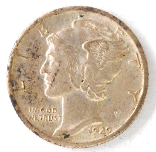 1929-D Mercury Dime — photo from another recent sale