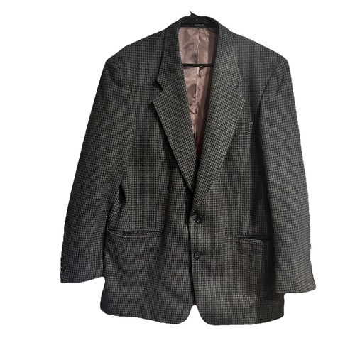 Gianfranco Ruffini 42L Mens Sportcoat Jacket Vintage wool Blazer Check - Picture 2 of 9