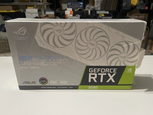 ASUS ROG Strix GeForce RTX 3090 OC White Edition 24GB GDDR6X Graphics Card