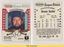 1986 True Value Hardware Super Stars Bruce Sutter #15 HOF