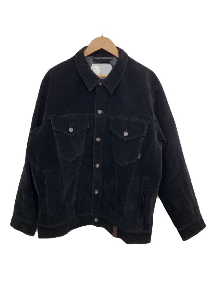 Wtaps 24AW JC Synthetic Leather Jacket Black Plain 242CWD T-JKM 427