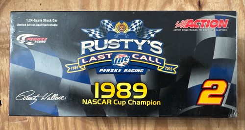 RUSTY WALLACE LAST CALL ANKÜNDIGUNG 2004 INTREPID 1:24 DIE CAST CAR LIMITED ED - Bild 2 von 9