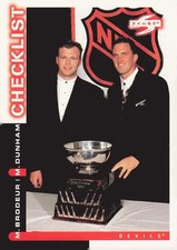 1997-98 Score #269 Martin Brodeur / Mike Dunham