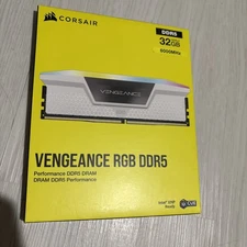 Corsair Vengeance RGB Desktop Memory 32GB 2x16GB  DDR5-6000 CL36 XMP 3.0 ⚡Sealed
