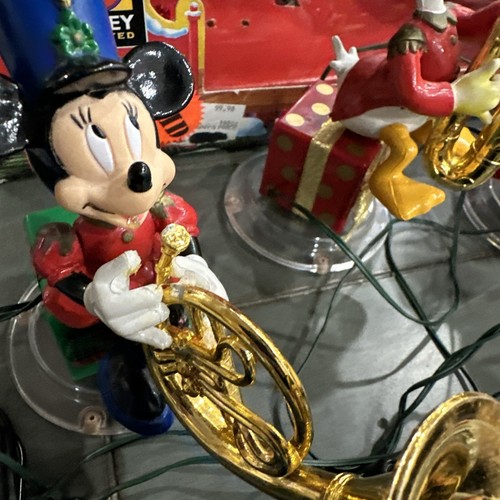 Vtg Mickey Mouse Brass Band Mr. Christmas Animated -Carols 1995 Complete Works! - Picture 6 of 18