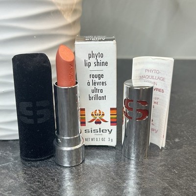 NEW Sisley Phyto Lip Shine Full Size Lipstick 3 SHEER ROSE Retired Color