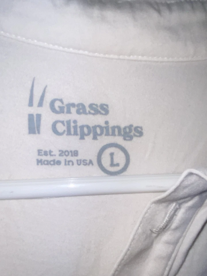 Grass Clippings 男式短袖印花高尔夫 Polo 衫,尺寸 L — 第 4/4 张图片