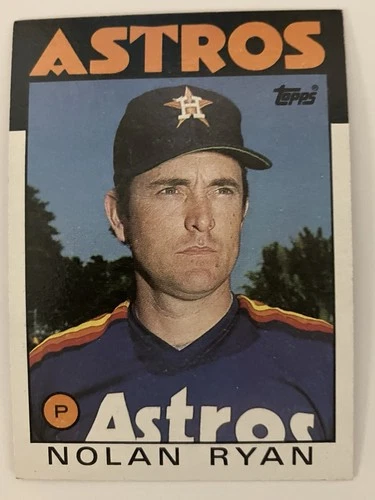 1986 Nolan Ryan Topps #100 Astros