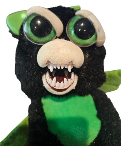 Feisty Pets Fabio Flamefart Dragon Plush Gamestop Black Green 2017 READ DESCRIPT - Picture 6 of 14