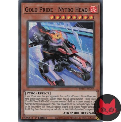 Yugioh Goldstolz - Nytrokopf PHHY-DE087 Super Rare 1. Auflage NM