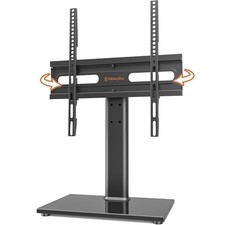Universal Swivel TV Stand - Table Top TV Stand for 27-60 inch LCD LED TVs - Heig