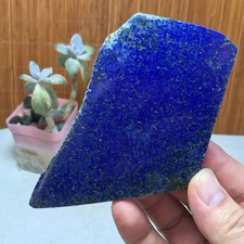 107mmNatural Lapis lazuli slice Crystal gemstone Polish/rough Specimen 94g A2452