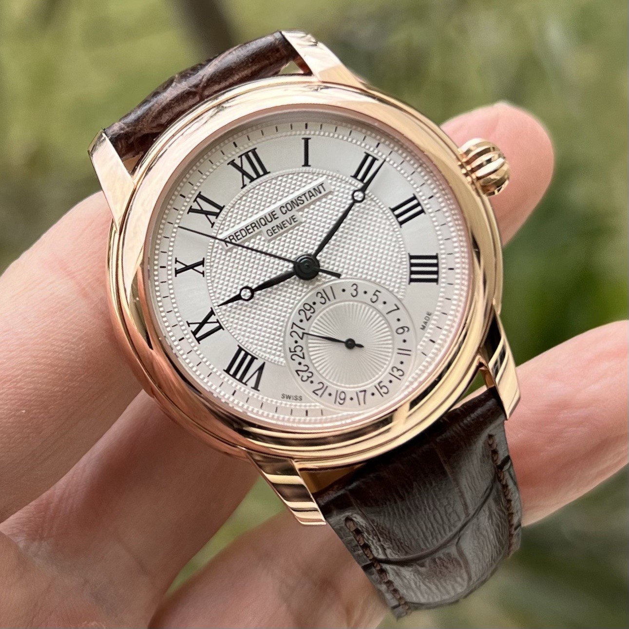 2016 42mm Frédérique Constant Classic Automatic FC-710MC4h4 Rose Gold Box Papers