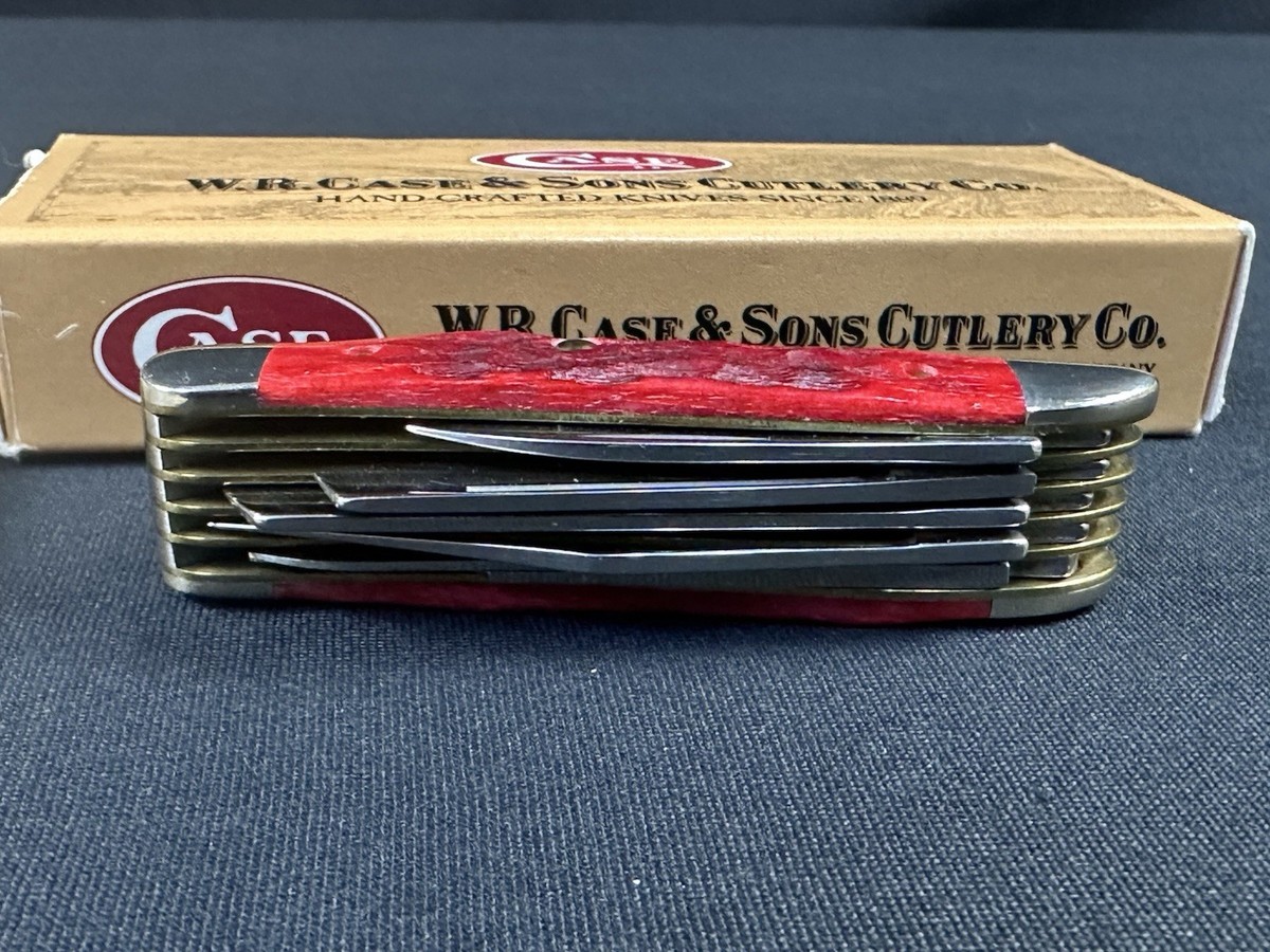 RARE 1996 Case XX Dark Red Jigged Bone 2.875
