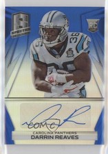 2014 Panini Spectra Rookie Auto Blue Prizm 26/49 Darrin Reaves #305 Auto 0jd0