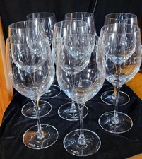 Waterford Goblets Sommelier Crystal Wine Glasses Set of 8
