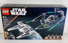 Lego Star Wars Mandalorian Fang Fighter vs Tie Interceptor 75348 NEW Set R2-E6