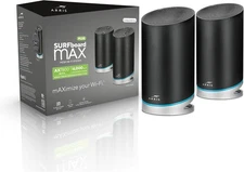 ARRIS Surfboard mAX W130 Tri-Band Mesh WiFi 6 System, AX7800 Speeds up to 7.8 Gb