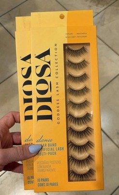 2 Packs of 10 Diosa Danu Lashes 5 Pair Asteiria & 5 Andarta In Each Pk Goddess