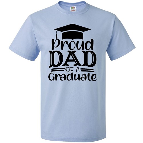 Inktastic Proud Dad Of A Graduate With Graduation Cap T-Shirt Fathers Day Happy