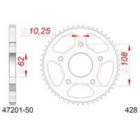 Zahnrad Afam Stahl P428 - Z50 (DIS.00002) Derbi 125 Gpr Nude 04/08
