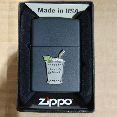 Custom Maker's Mark Mint Julep Derby Keeneland Black Lighter KY Kentucky Bourbon