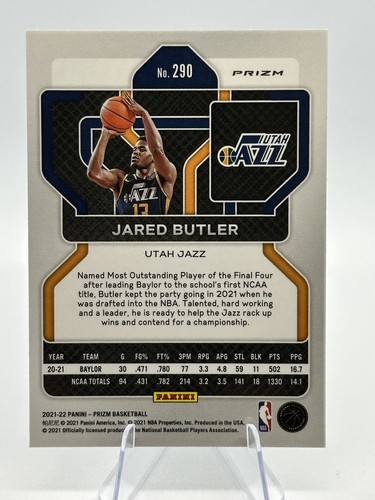 2021-22 Panini Prizm #290 Jared Butler Green - Picture 2 of 2