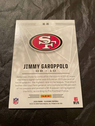 2020 Panini 89 Jimmy Garoppolo 36/50 Serial Numbered NFL Football Card - Picture 3 of 4