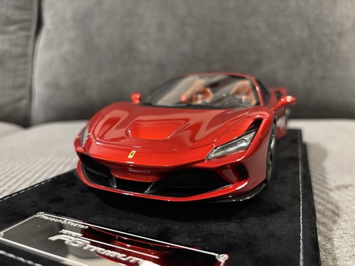 1/18 Henson & Heaven HH Model Ferrari F8 Rosso Fuoco Limit 30 With Display Case - Picture 4 of 24