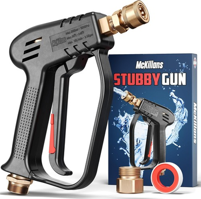 #ad Short Pressure Washer Gun with Replacement M22 Inlet High Pressure Water Handle $53.99