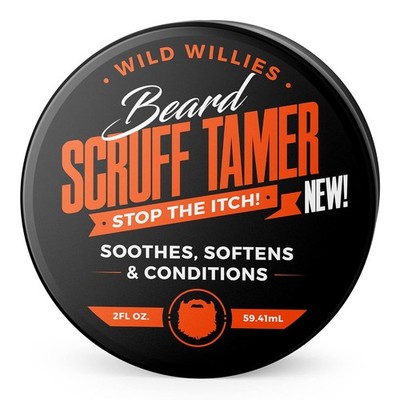 Wild Willies Beard Cream - Scruff Tamer for Short Beards & Stubble, Soothes... 