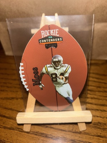 Randy Moss #52 — 1998 Playoff Contenders Leather football card