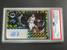 PAOLO BANCHERO 2022 PANINI BLACK GOLD CHOICE PRIZM AUTO ROOKIE RC #6/8 PSA 9 NBA