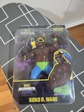 LJN WWE Wrestling Big Rubber Guys Koko B. Ware with Frankie Mattel Collect Major