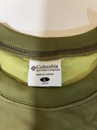 Columbia Sportswear Company Youth L Activewear Olive Green - Picture 3 of 4