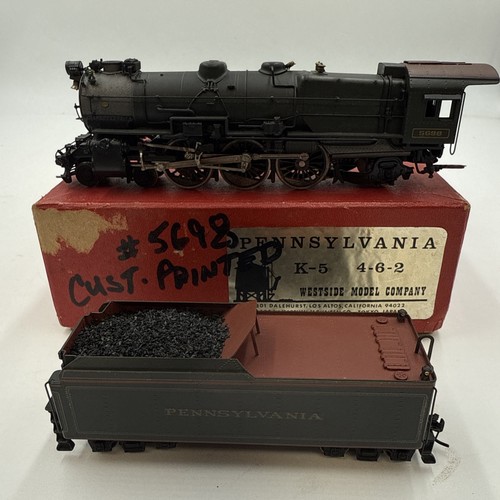 Ho Scale brass engine Pennsylvania Westside Model Company K-5 4-6-2 5698