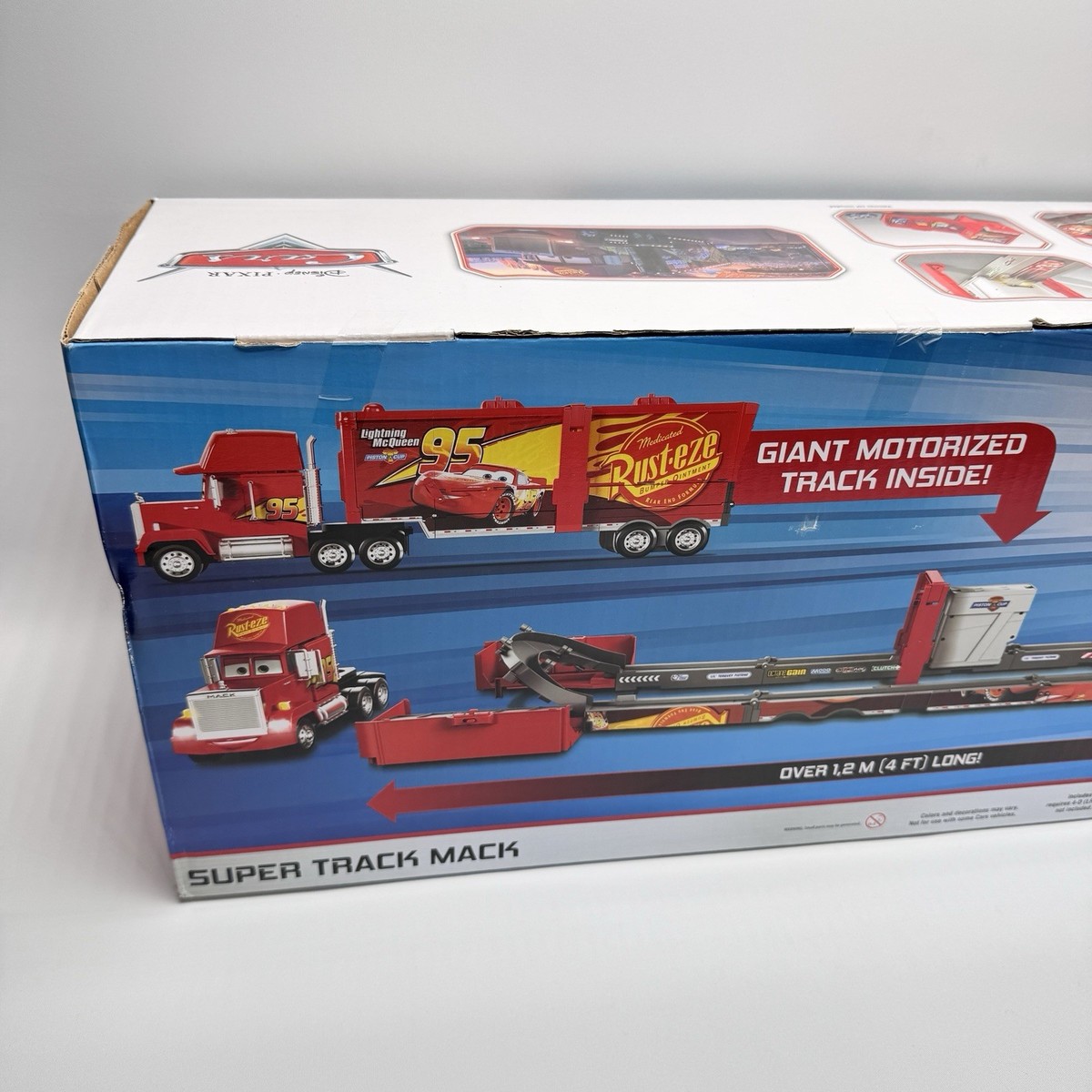 Disney Cars Super Track Mack Transforming Truck And Racetrack 36in