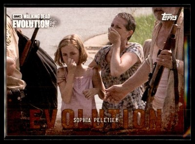 2017 Topps Walking Dead Evolution BROWN Parallel #95 Sophia Peletier