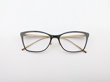 KY for Tura Eyeglasses, Frames Only, Japan, MOD K303 EMR, 52-16-135, Black/Gold