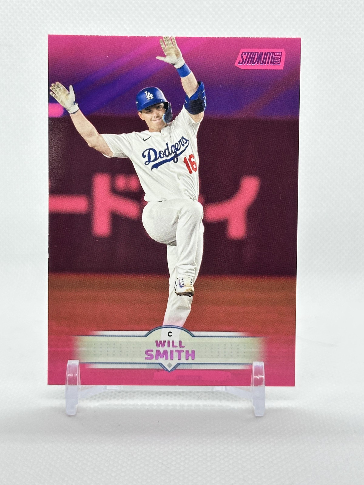 2025 Stadium Club #125 Will Smith Pink Foil