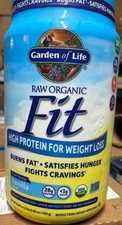 Garden of Life Raw Organic Fit Vegan Protein Powder Vanilla, 28g 2LB Exp. 12/25