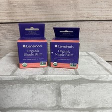 Lansinoh Organic Nipple Balm Plant Based for Breastfeeding 2 oz Lot Of 2 5/2027 