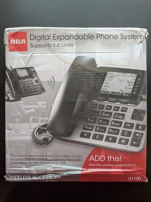 RCA U1100 Telefield UNISON Phone System WIRELESS ACCESSORY U1100 + FREE SHIPPING