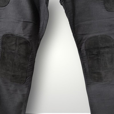 Archive Comme des Garcons Homme Homme AD2001 Suede Patch Black