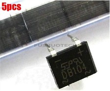 5pcs Ponte Raddrizzatore 1A-400V DB104 Dc Components Bridge New Ic nw &ex