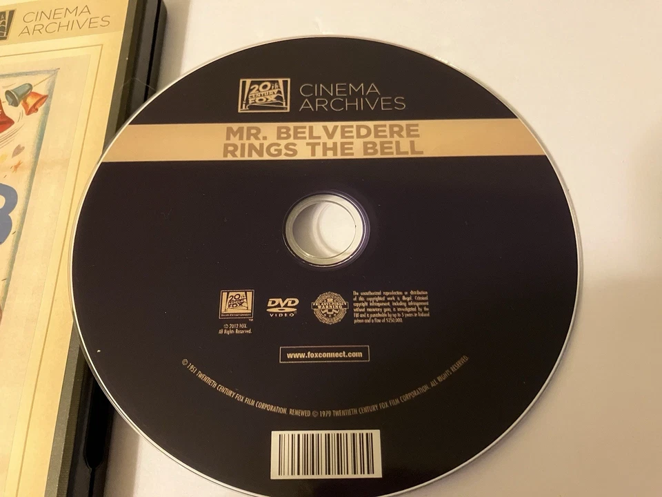 MR BELVEDERE RINGS THE BELL DVD 1951 FOX ARCHIVES MOD CLIFTON WEBB JOANNE DRU - Image 2 of 4