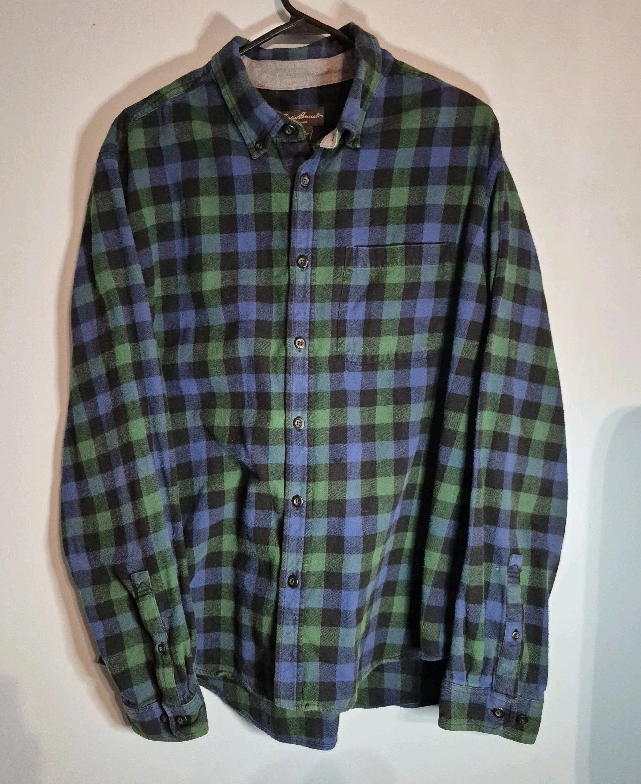 Eddie Bauer Shirt Mens XXL Green Long Sleeve Button Down Flannel Outdoors Casual
Opens in a new wind