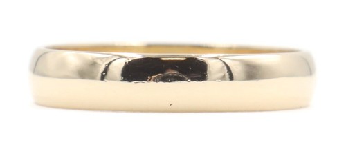 High Shine 14KT Yellow Gold 4mm Wide Classic Wedding Band Ring Size 8.5 by FG - Picture 7 of 14