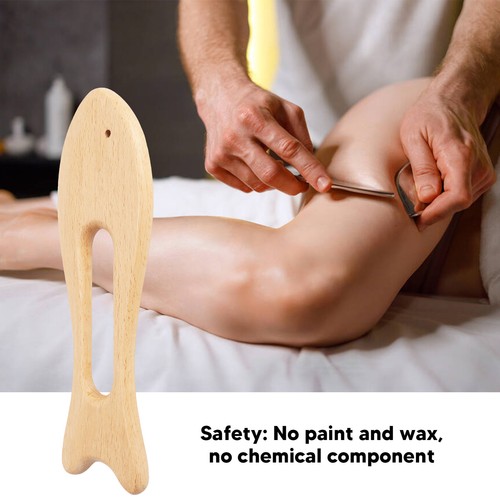 2Pcs Wooden Gua Sha Board Fish Shape Polished Wooden Scraping Tool For Arms Legs - Picture 14 of 22