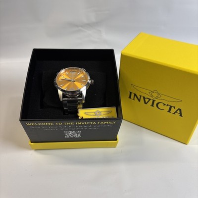 Invicta Celestial Men s Watch 43mm Orange - Model 48493 NEW IN BOX